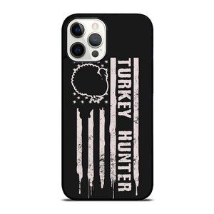 Patriotic American Flag Turkey Hunter Gift Men Hunting iPhone Case
